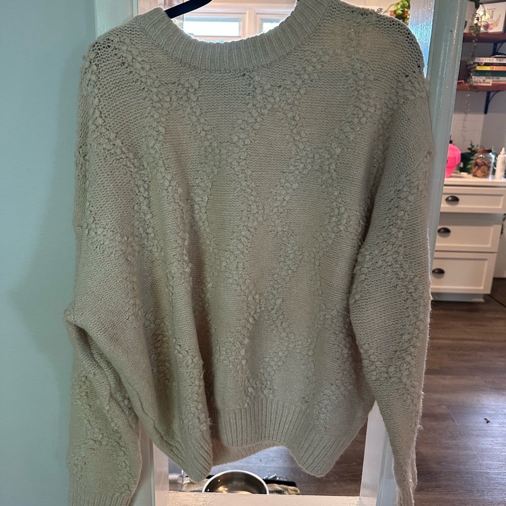 Richer Poorer Knitted Cream Sweater